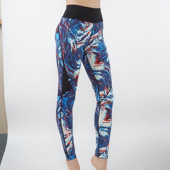 Pants - Yoga pants workout leggings mesh LY6235-4